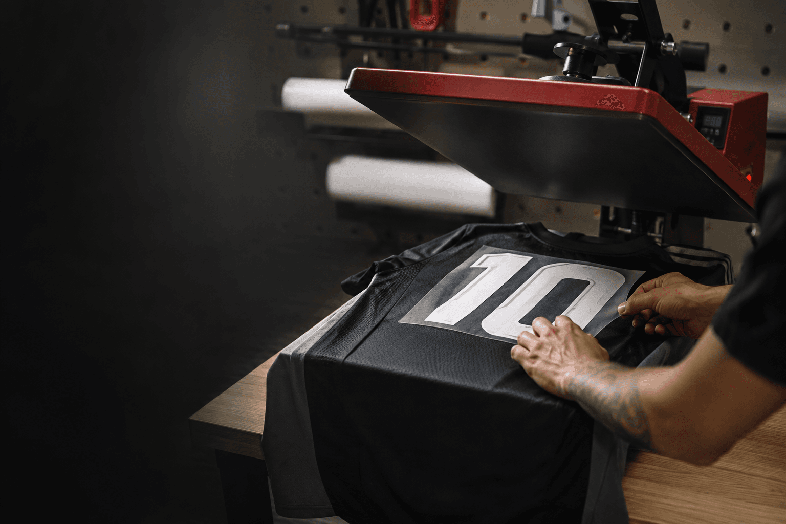 Flocage sur textile sportif